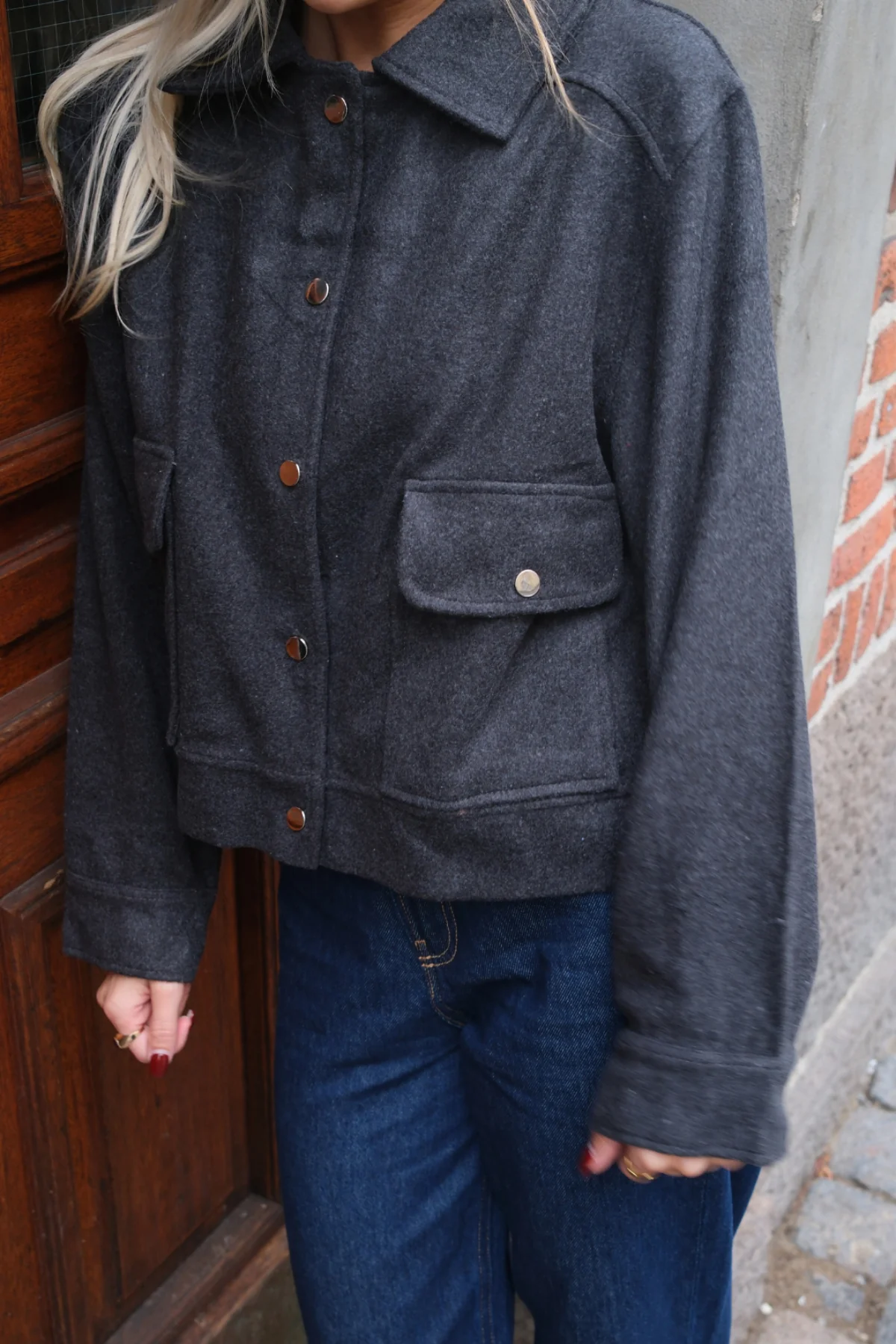 Adela Jacke - Anthrazit - Image 3