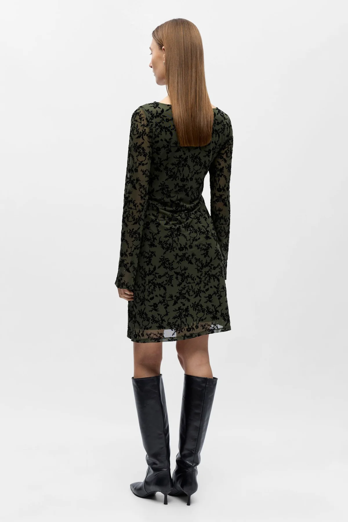 Adeline Short Dress - Kamambaba Schwarz - Image 3