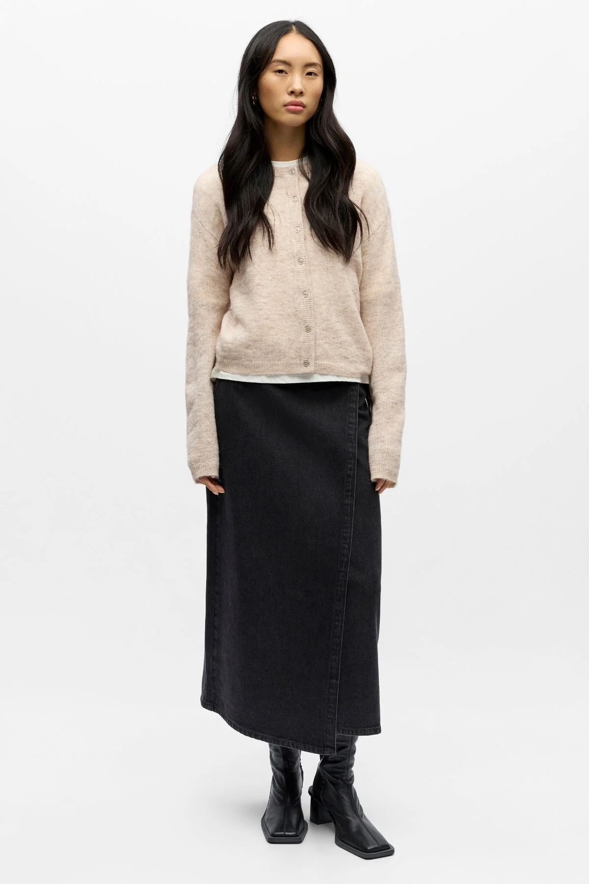 Achat-Strickjacke – Humus Melange - Image 2