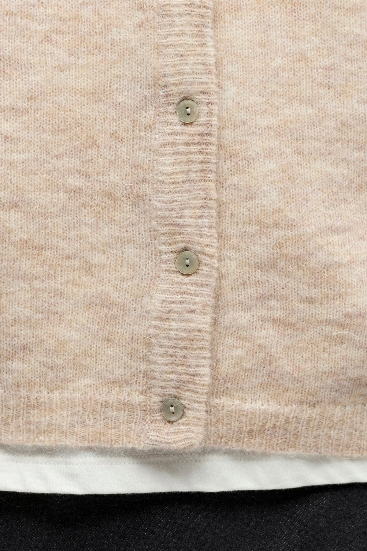 Achat-Strickjacke – Humus Melange - Image 3