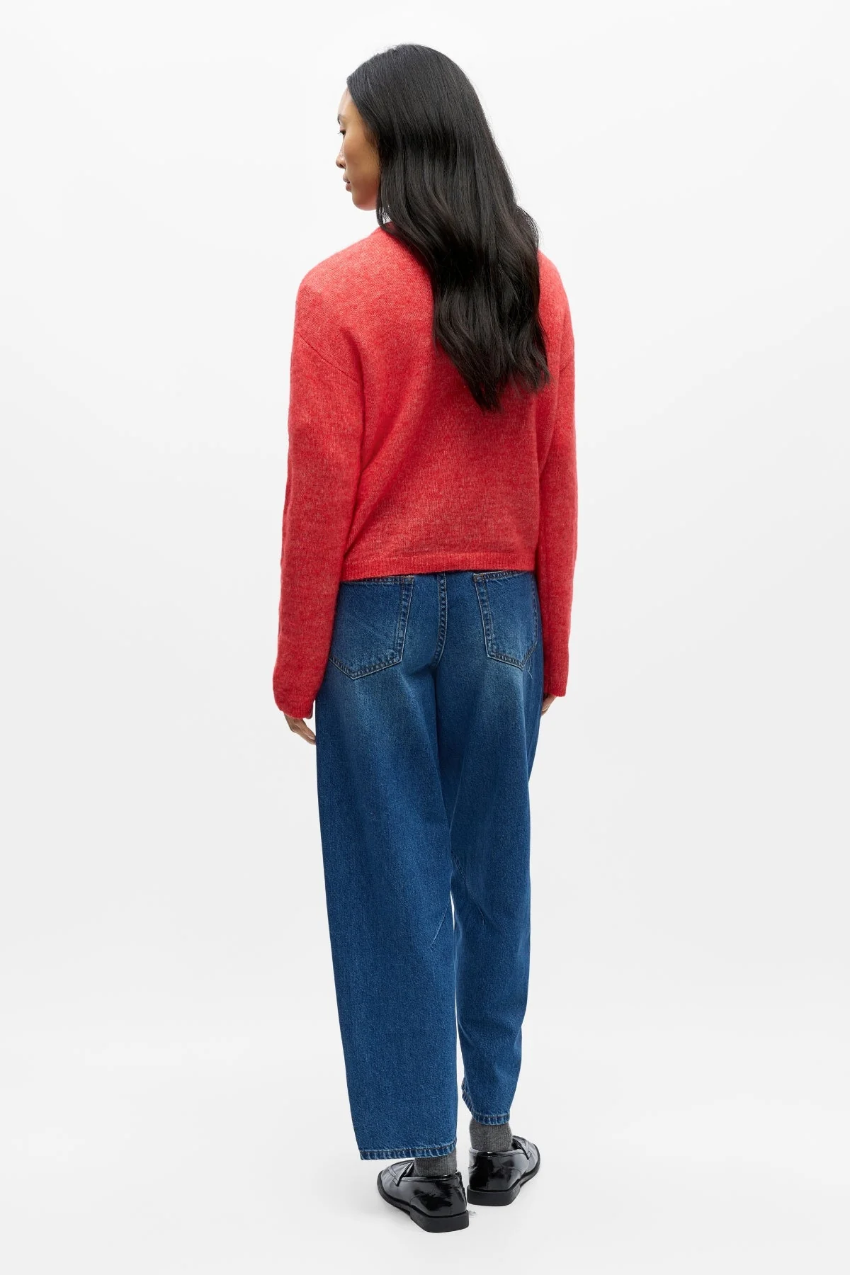 Achat-Strickjacke – Poinsettia Melange - Image 3
