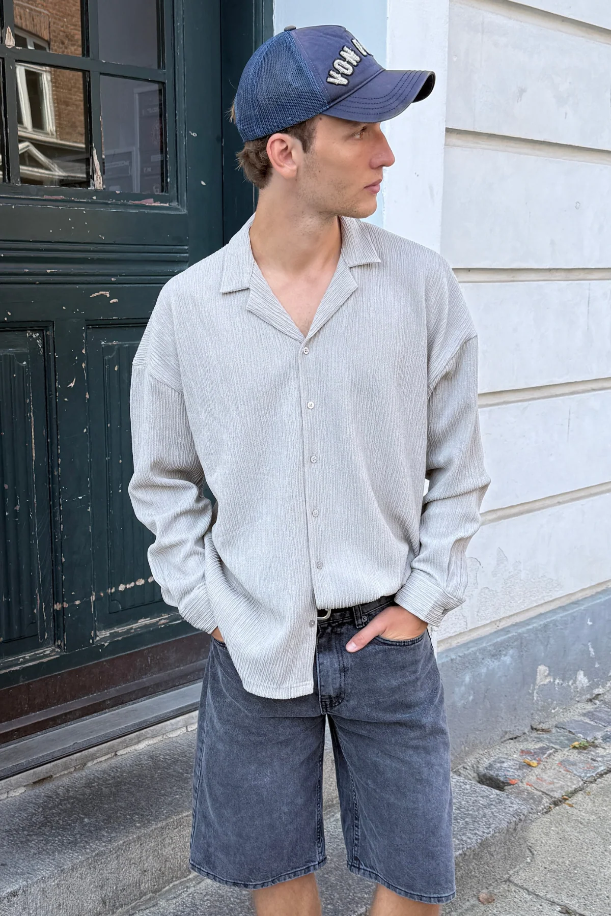 Aidan -Shirt - Beige - Image 3