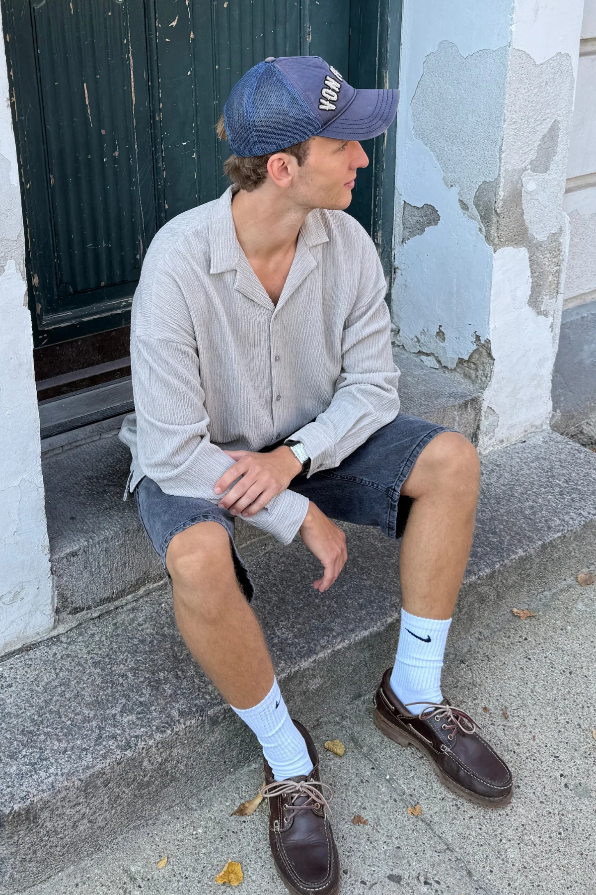 Aidan -Shirt - Beige - Image 4