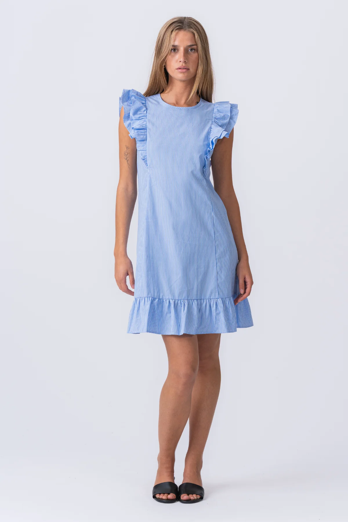 Aila Kleid - kleiner Junge blau / weiß - Image 2
