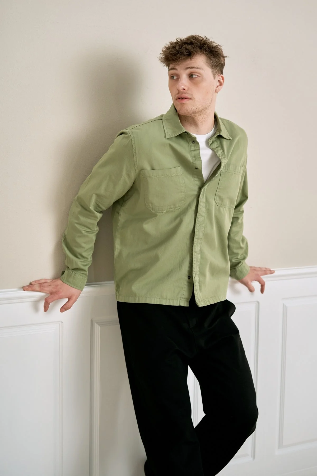 Alex Hemd Regular Fit - leichte Olive - Image 2