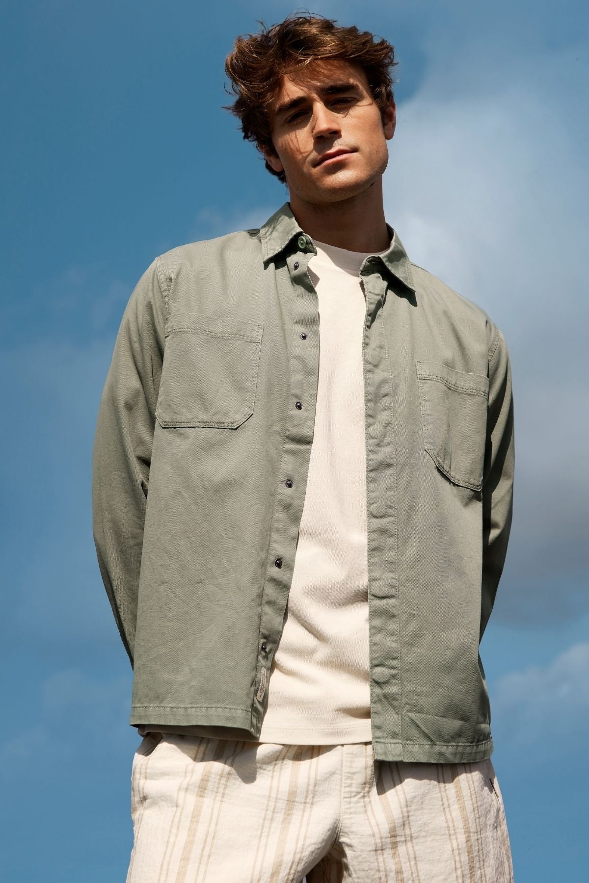 Alex Hemd Regular Fit - leichte Olive - Image 5
