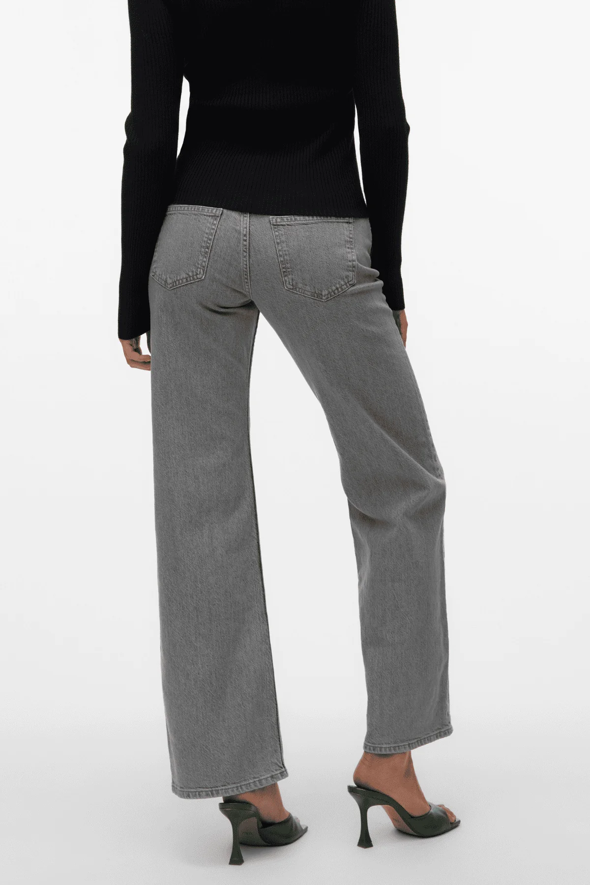Alexis Low Taille Jeans Jeans - hellgraues Jeans - Image 4