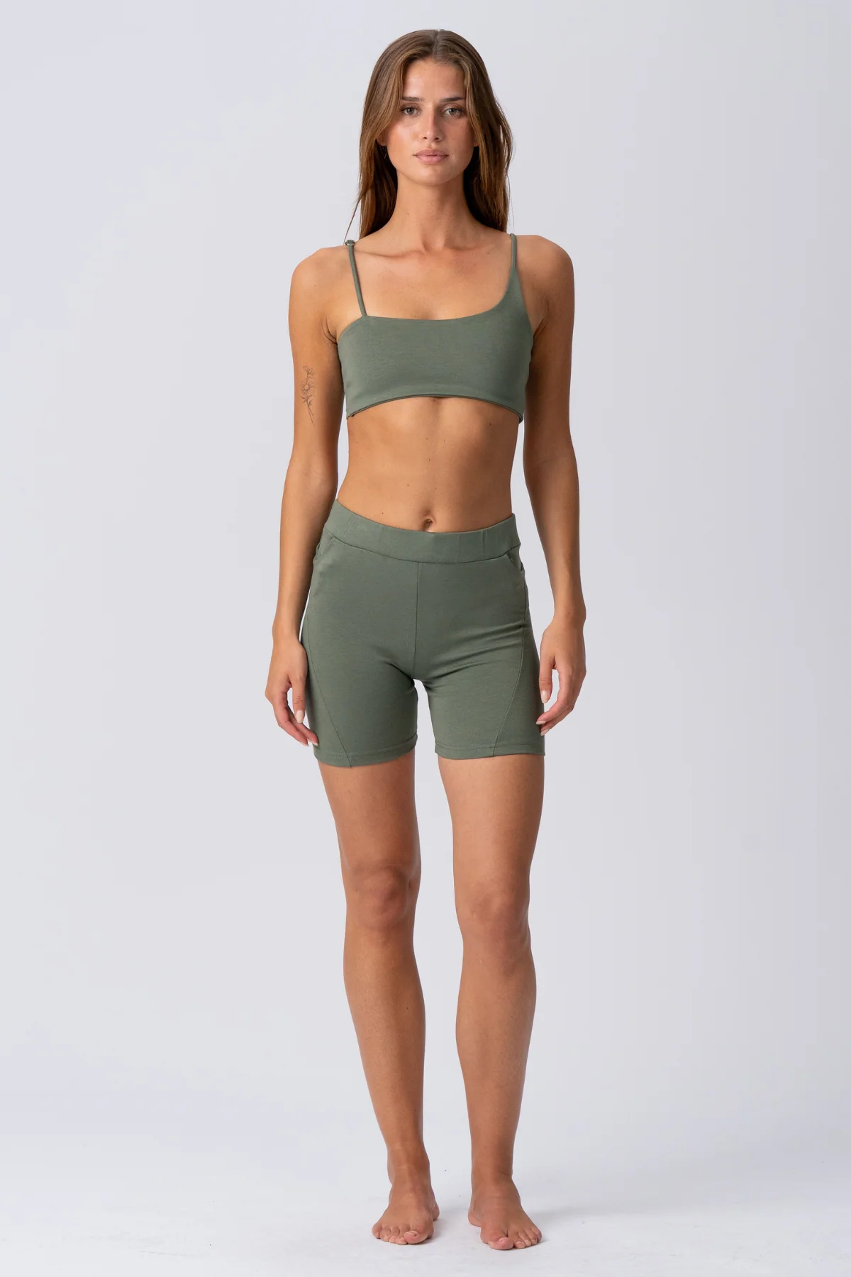 Alisa Mini Top - Khaki - Image 2