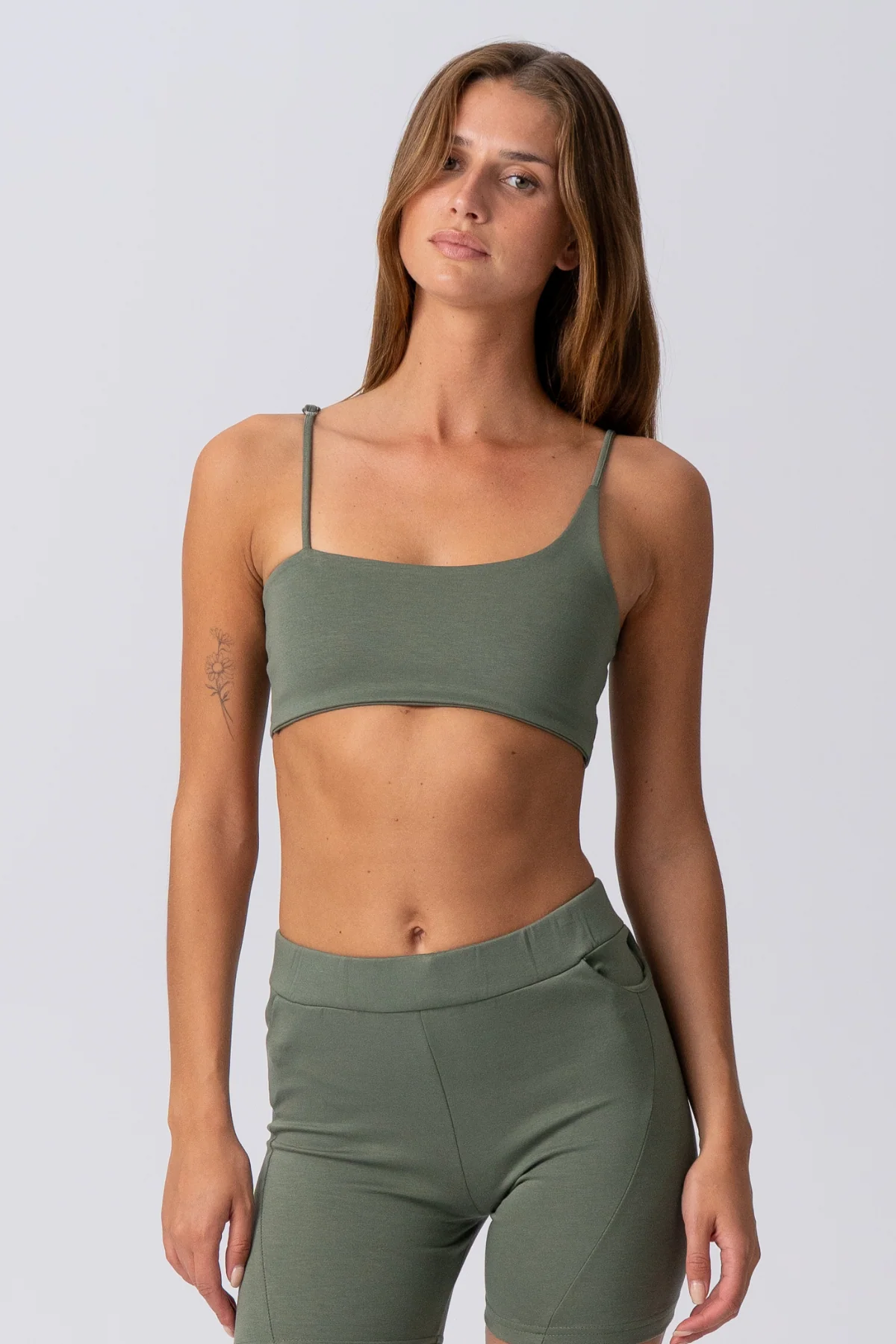 Alisa Mini Top - Khaki - Image 3