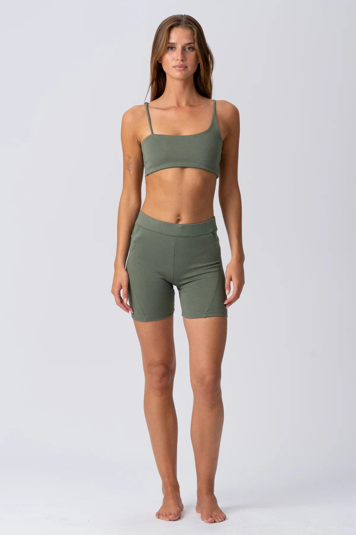 Alisa Shorts - Khaki - Image 2