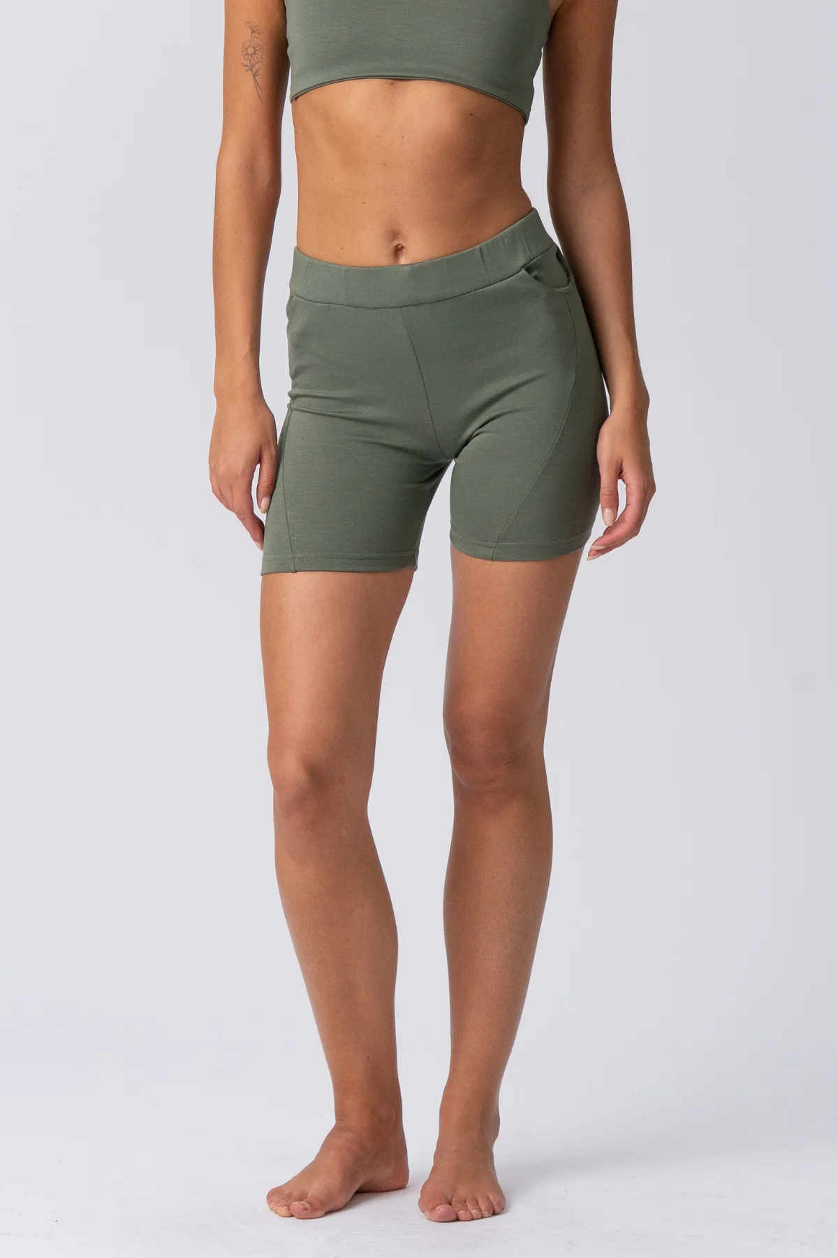 Alisa Shorts - Khaki - Image 3