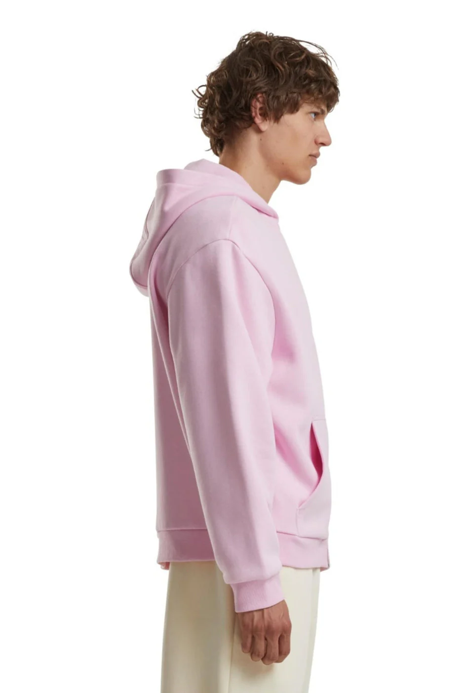 Alltags Reißverschluss Hoodie - weiches Rosa - Image 3
