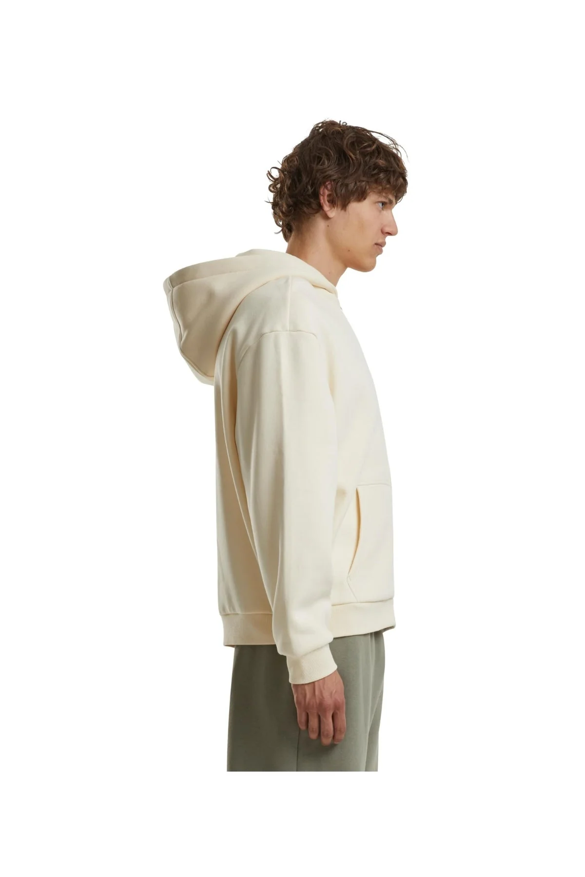 Alltags Reißverschluss Hoodie - Weißer Sand - Image 3