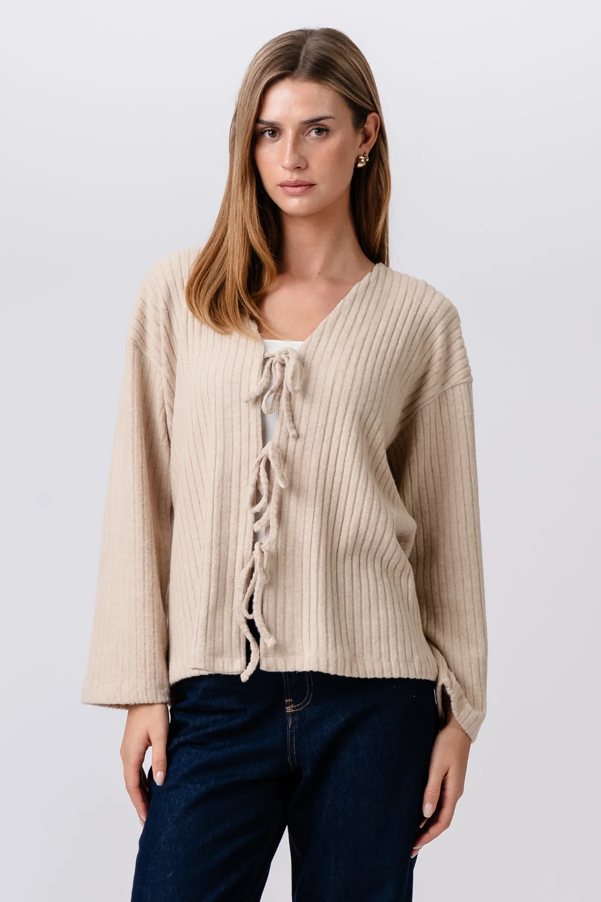 Amalie-Strick – Beige