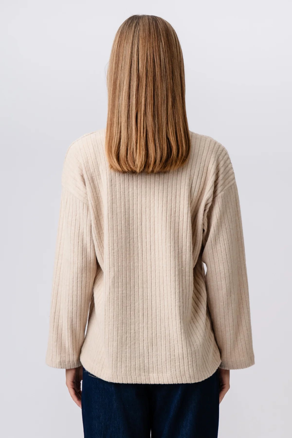 Amalie-Strick – Beige - Image 3