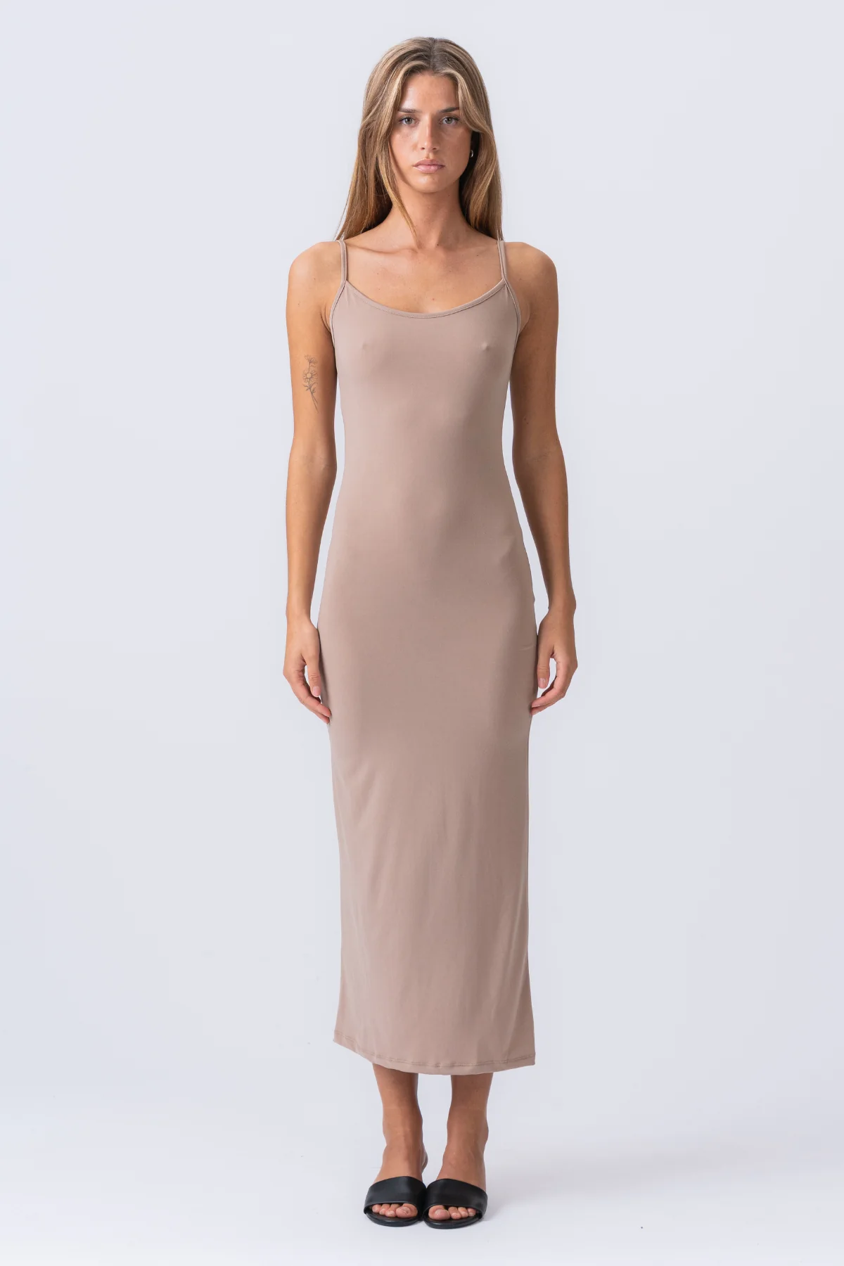 Amaya Maxi Kleid - Beige