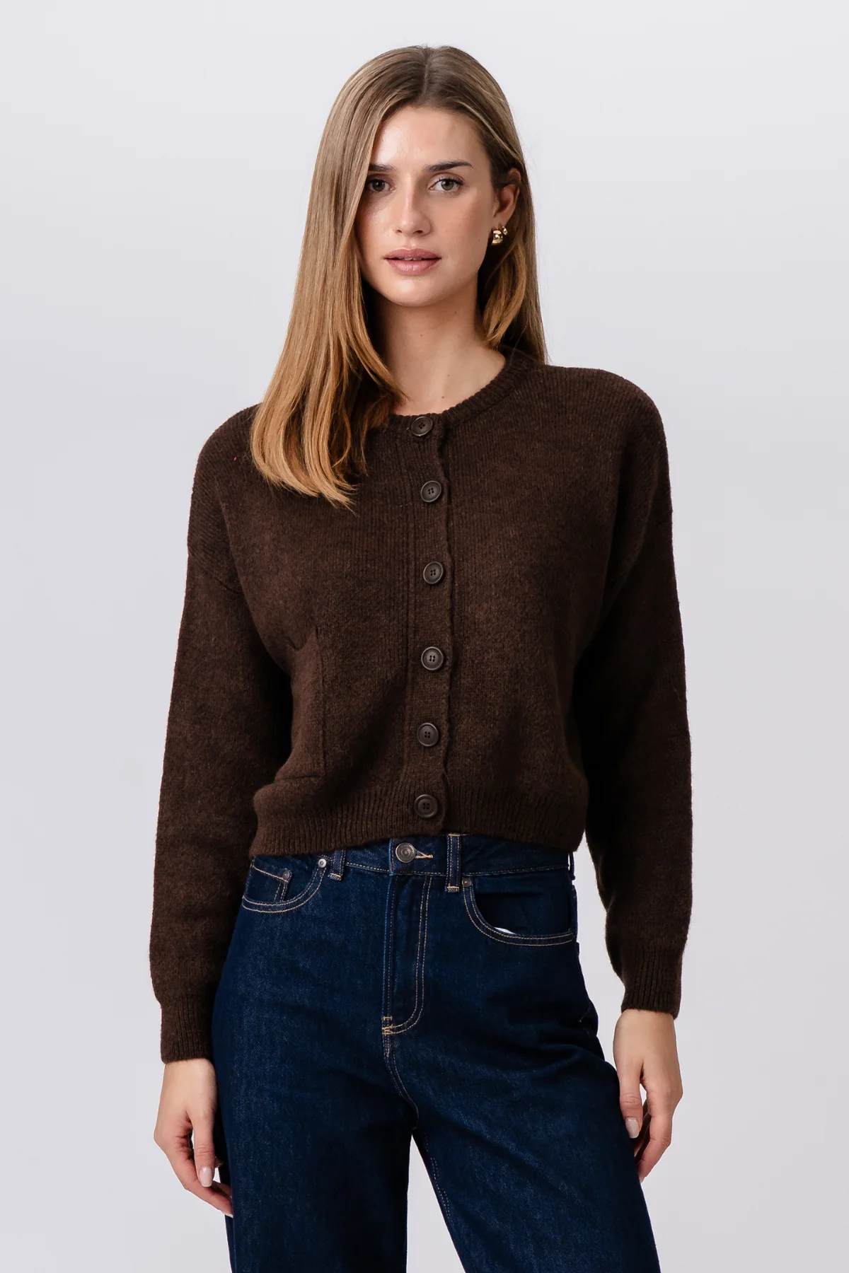 Angelique Strickjacke – Braun