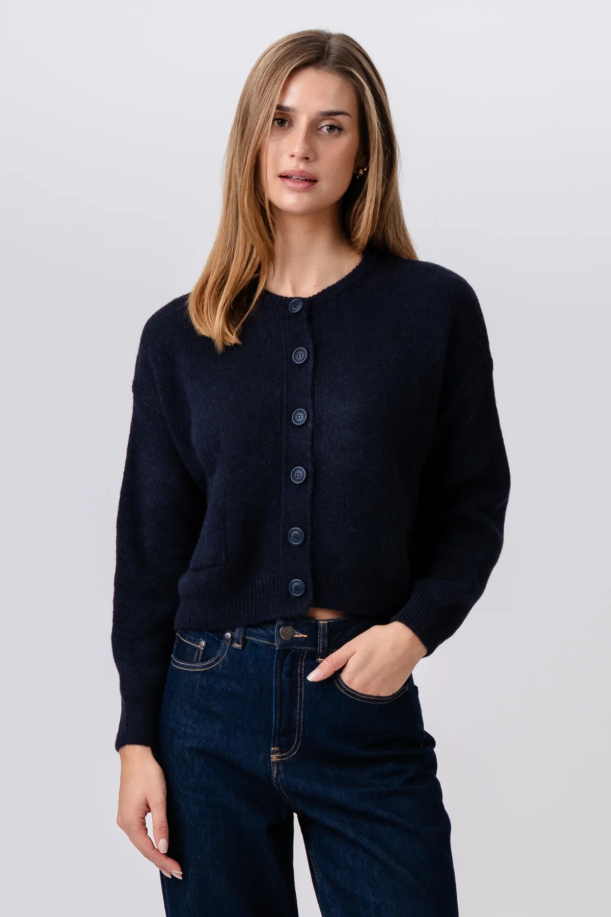 Angelique Strickjacke – Tiefblau