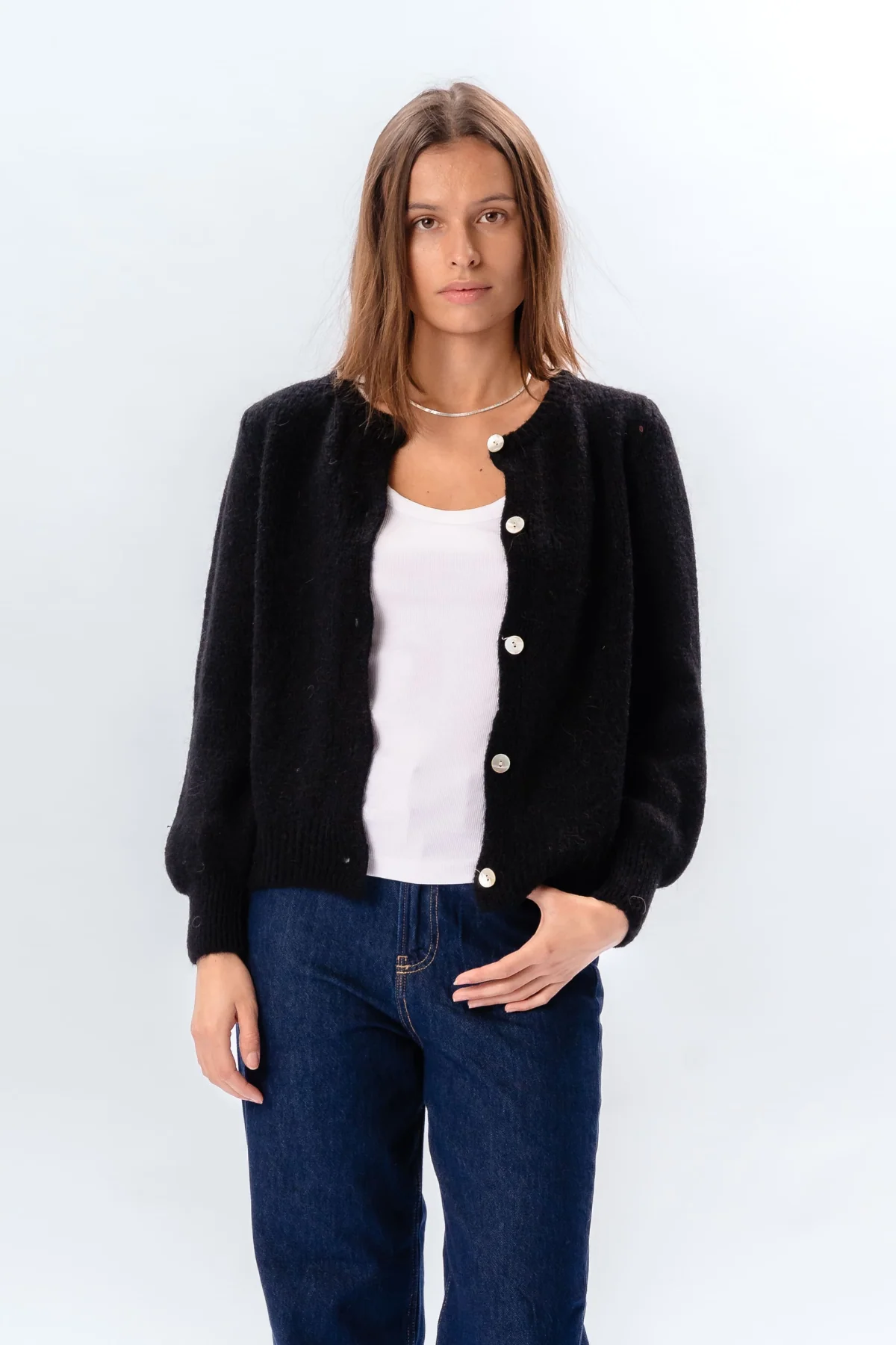 Anna-Cardigan – Schwarz - Image 5