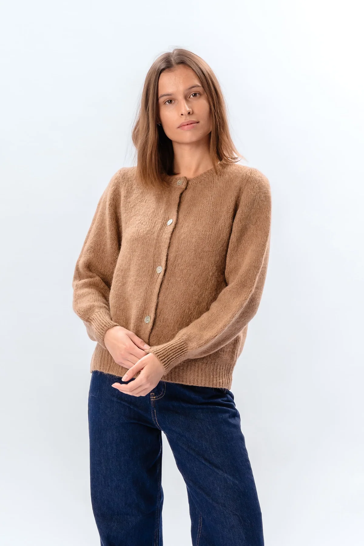 Anna-Cardigan – Braun - Image 10