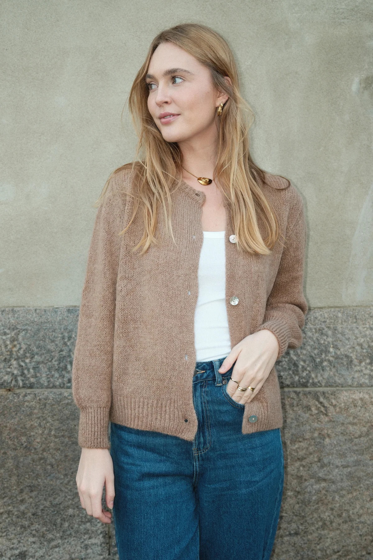 Anna-Cardigan – Braun - Image 6