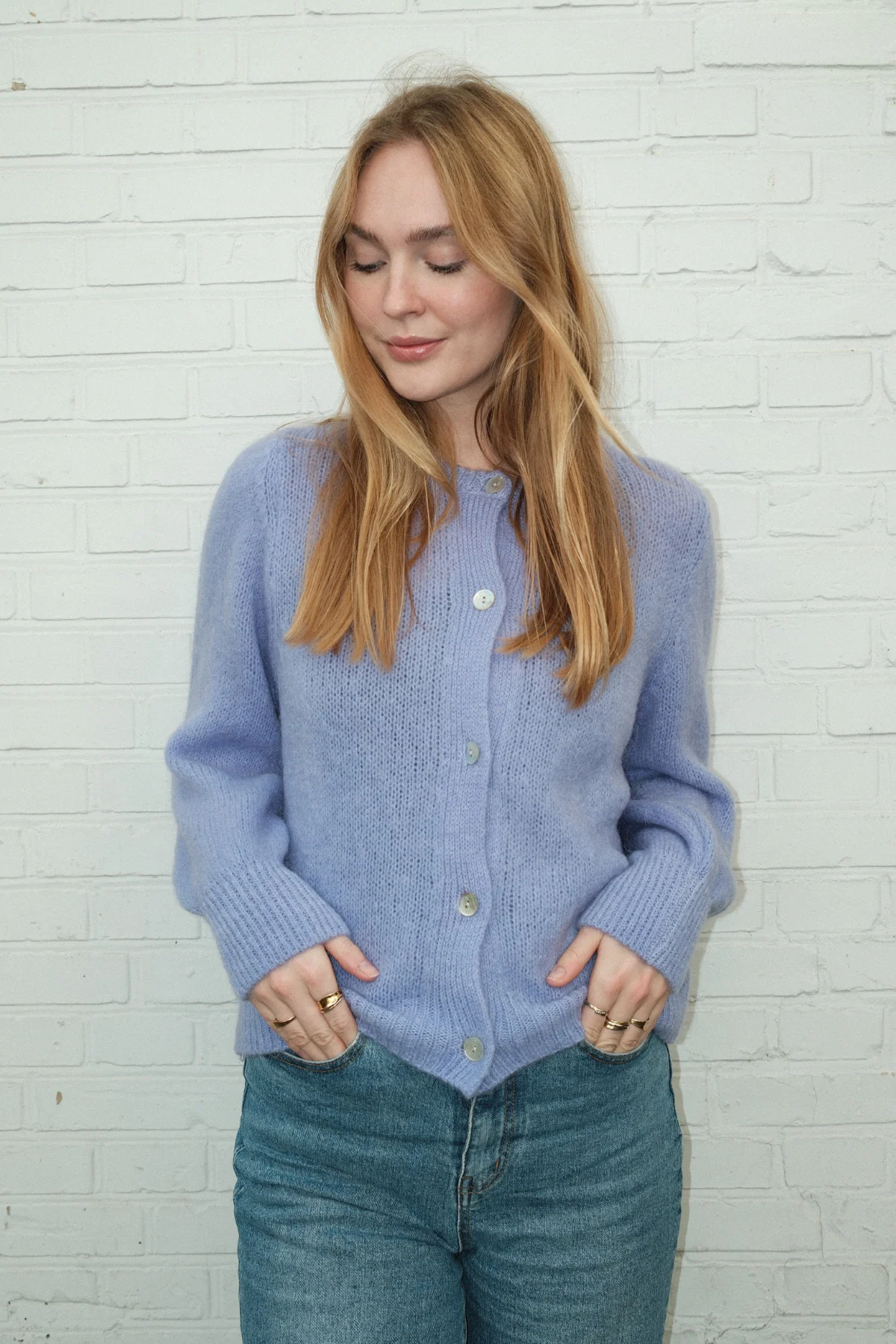 Anna-Cardigan – Lila - Image 5