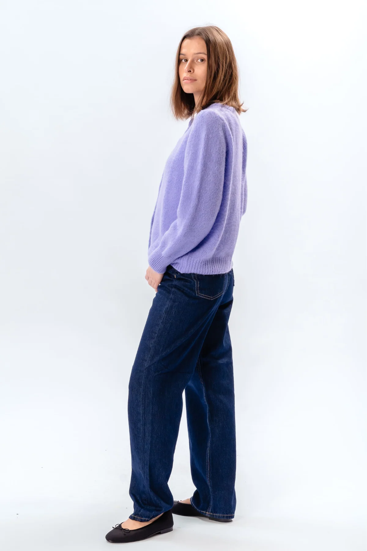 Anna-Cardigan – Lila - Image 8