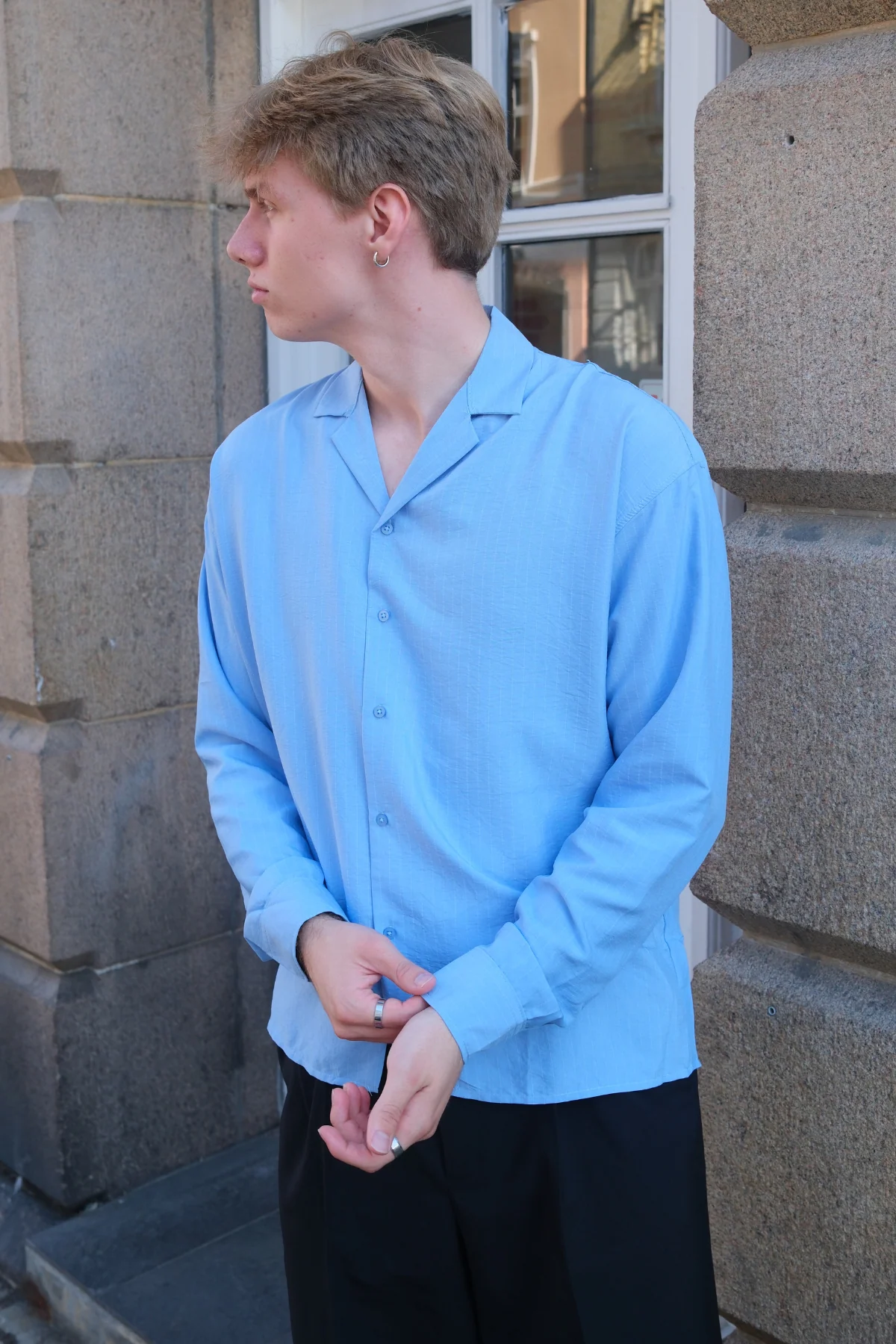 Antonio Shirt - Sky Blue - Image 3