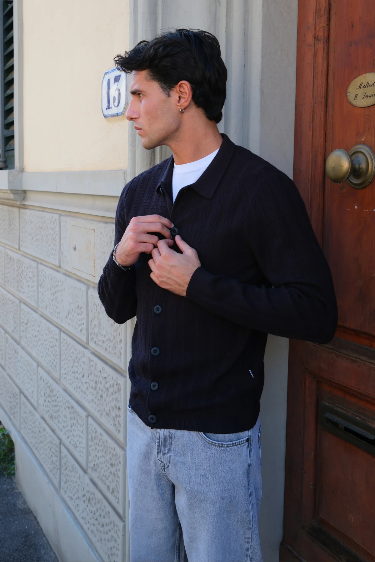 Arthur Strick -Strickjacke - Dark Navy - Image 2