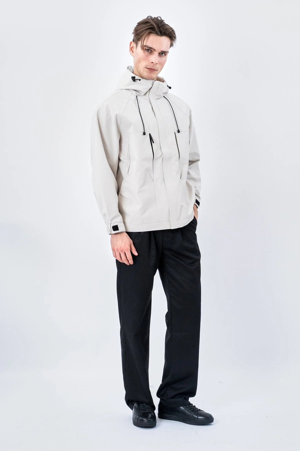 Kurze Asher-Jacke – Hellbeige - Image 4