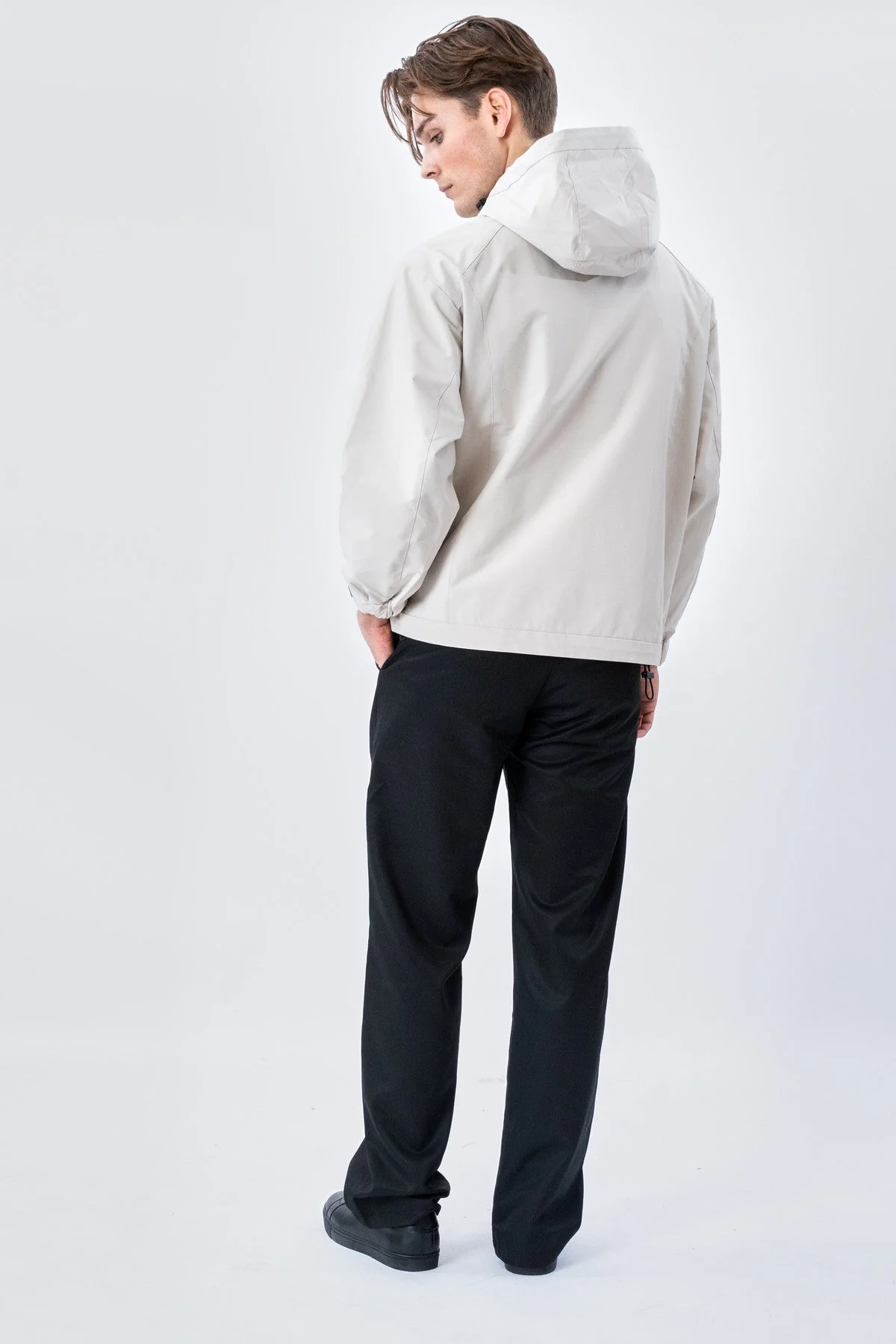 Kurze Asher-Jacke – Hellbeige - Image 5