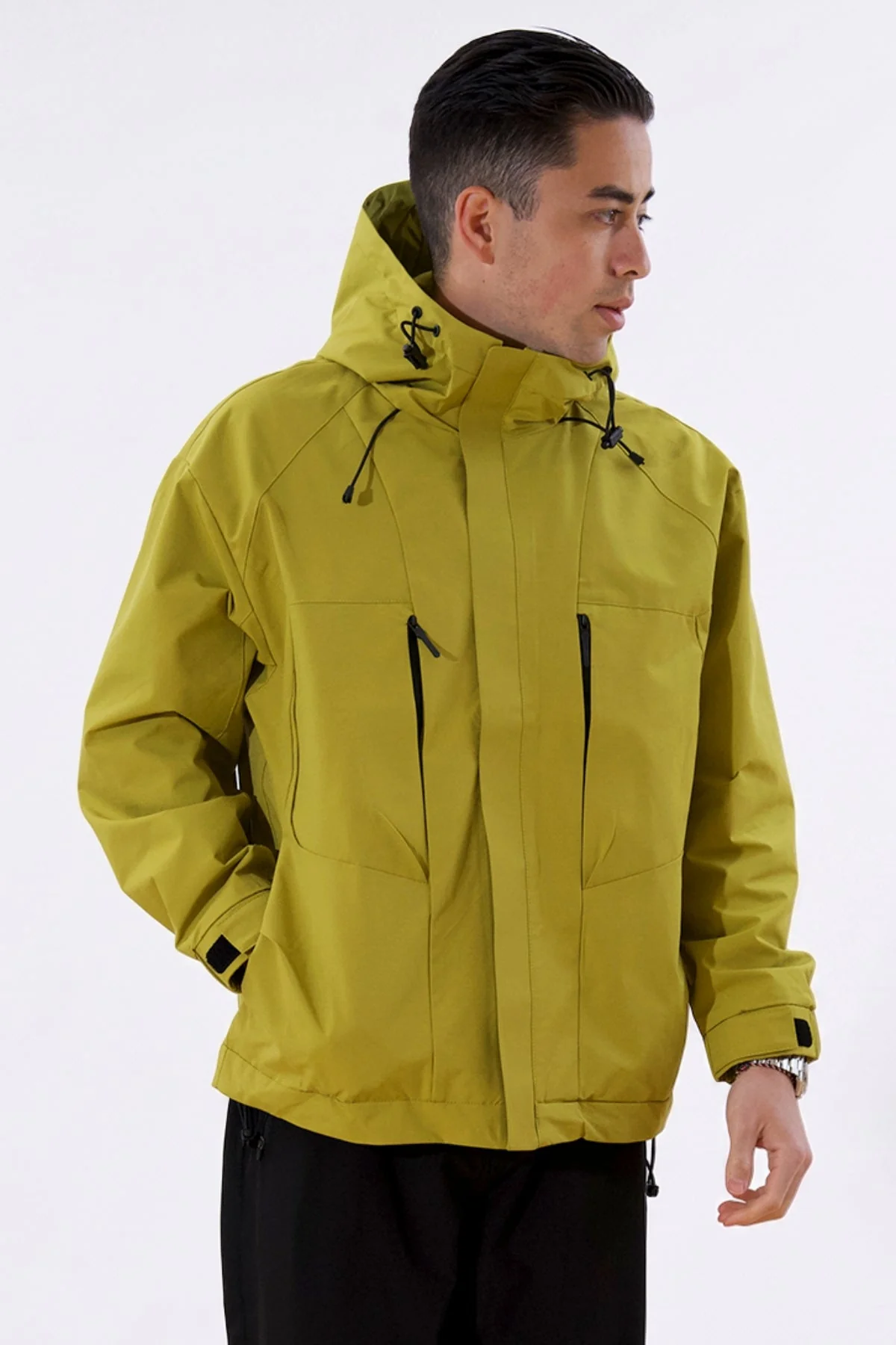 Kurze Asher-Jacke – Gelb