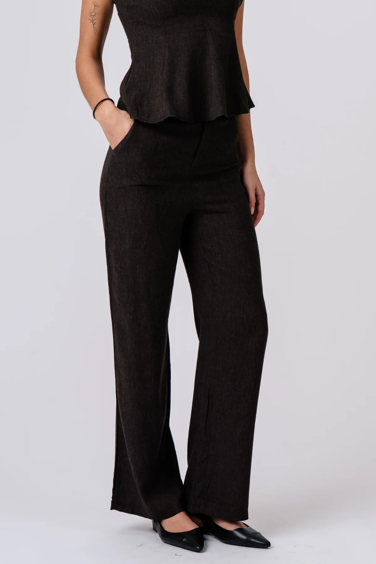 Aya Loose Pants - Braun