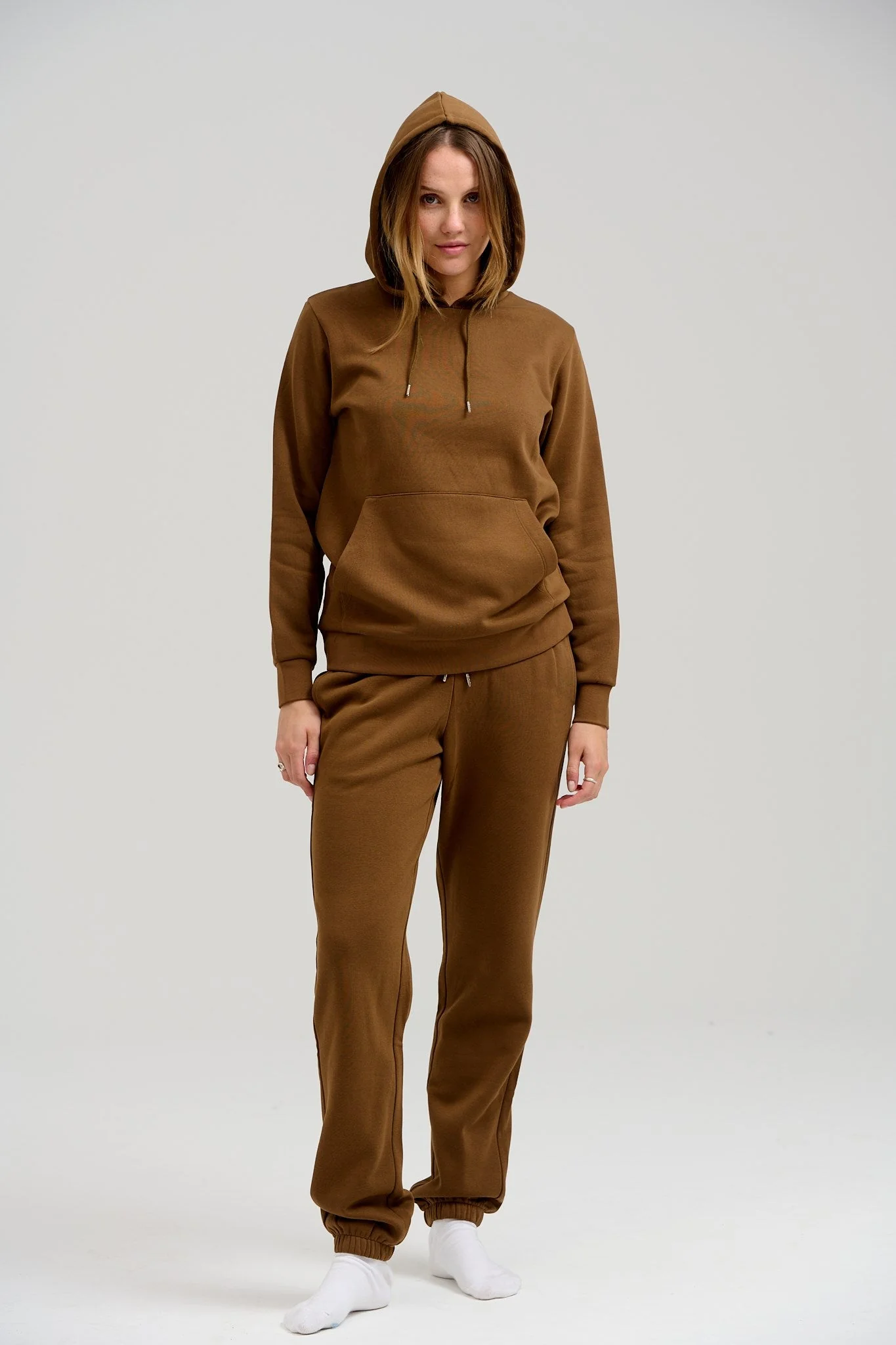 Basic Hoodie -Schweiß - braun - Image 2
