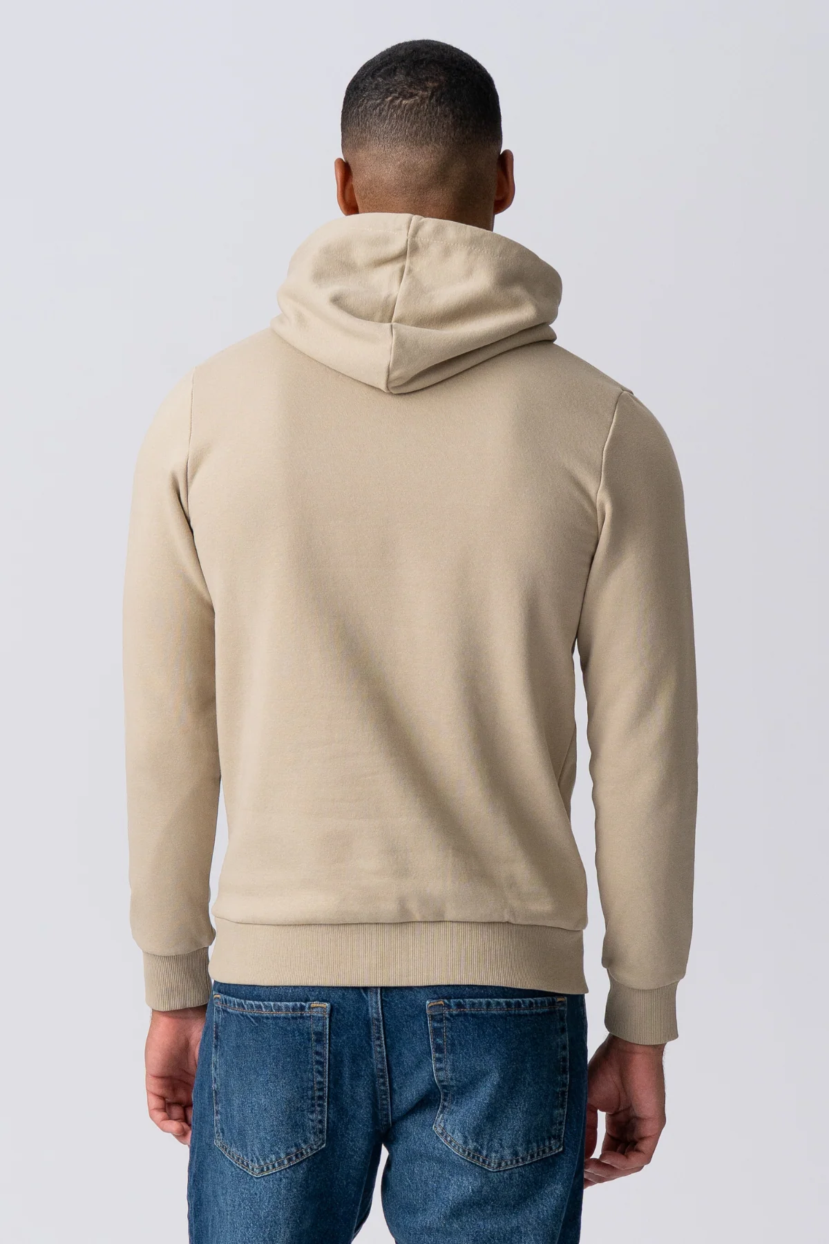 Basic Hoodie -Schweiß - dunkles Beige - Image 3