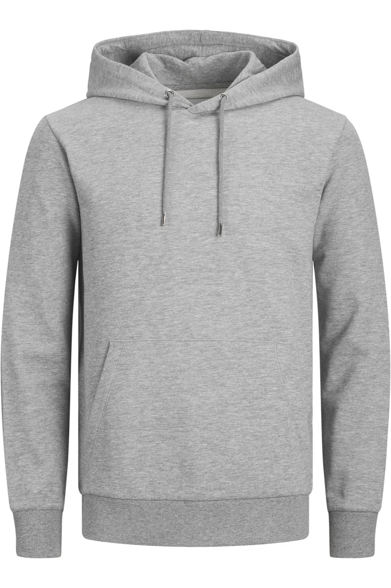 Basic Hoodie -Schweiß - hellgraue Melange - Image 6