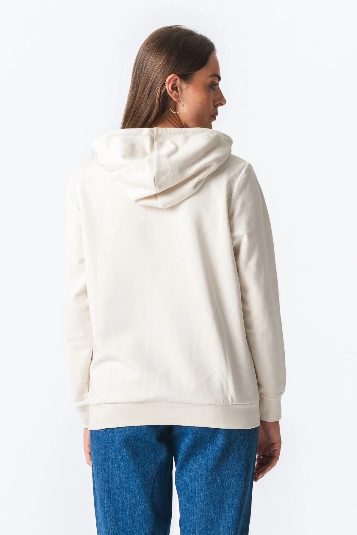 Basic Hoodie -Schweiß - leichtes Beige - Image 3