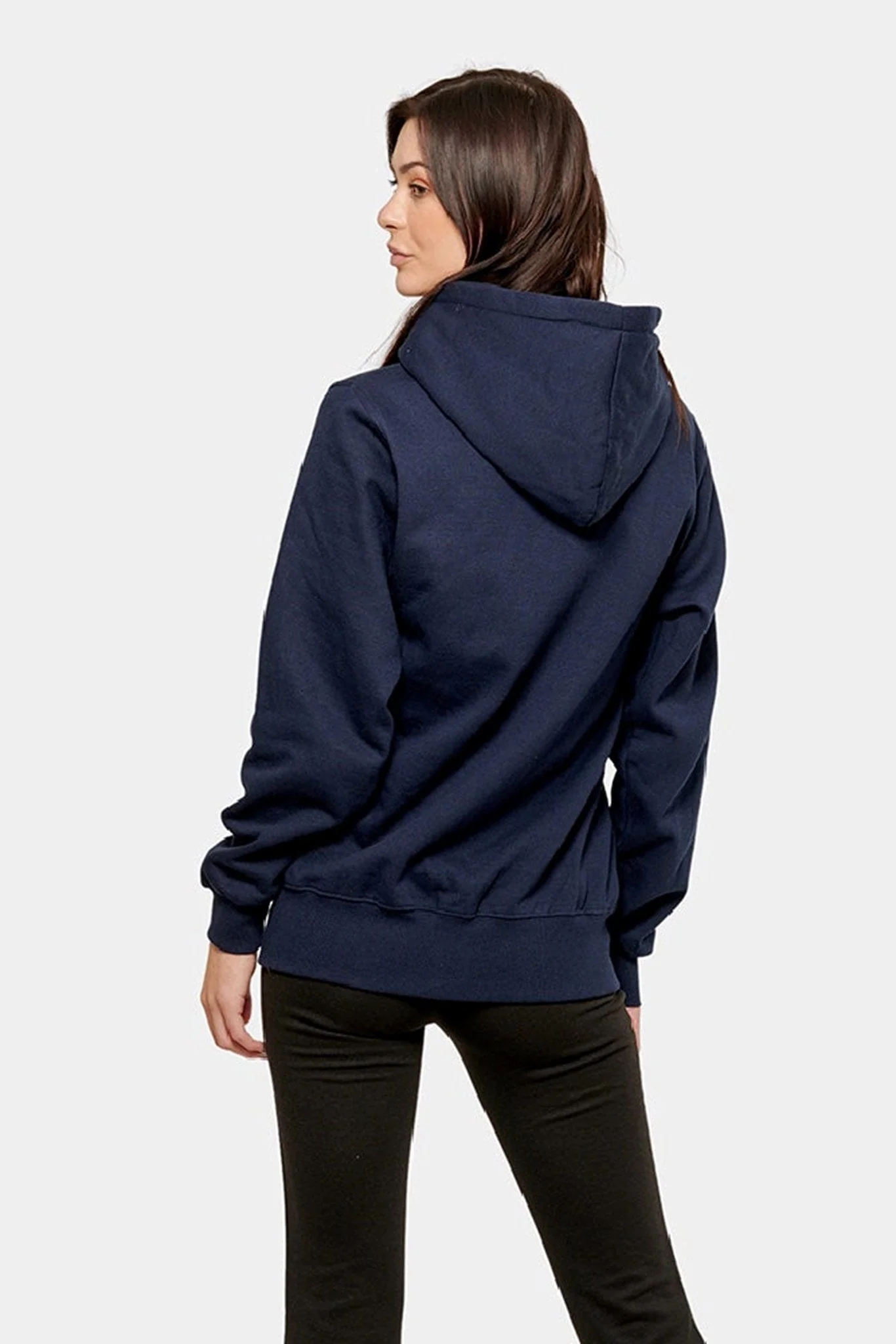 Basic Zip Hoodie - Dark Navy - Image 2
