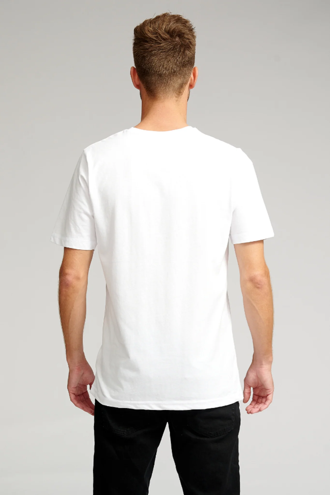 Basic T -Shirt - Weiß (FS) - Image 11
