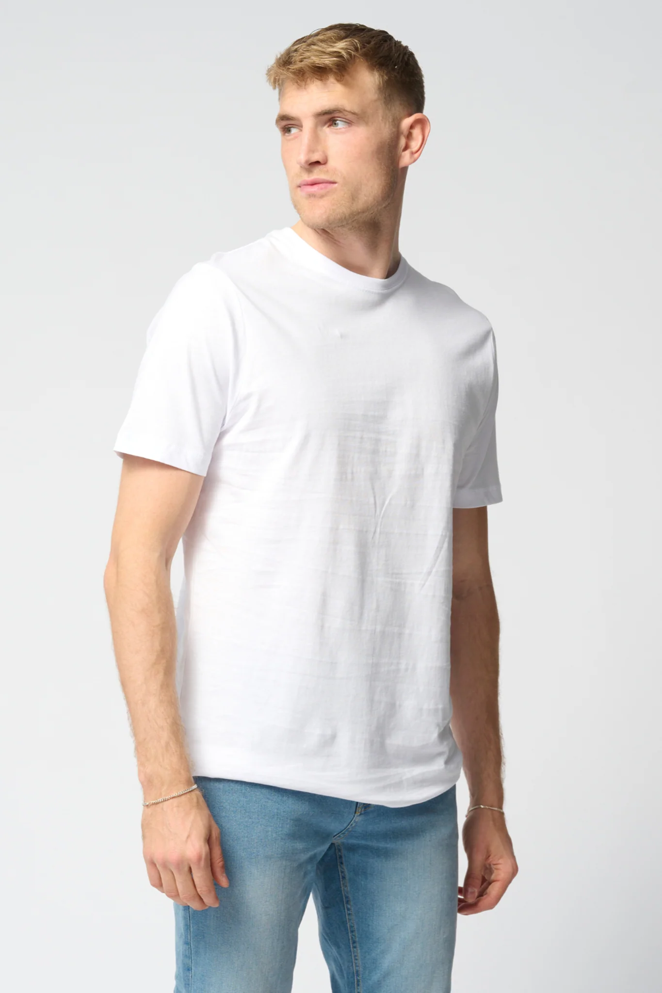 Basic T -Shirt - Weiß (FS) - Image 13