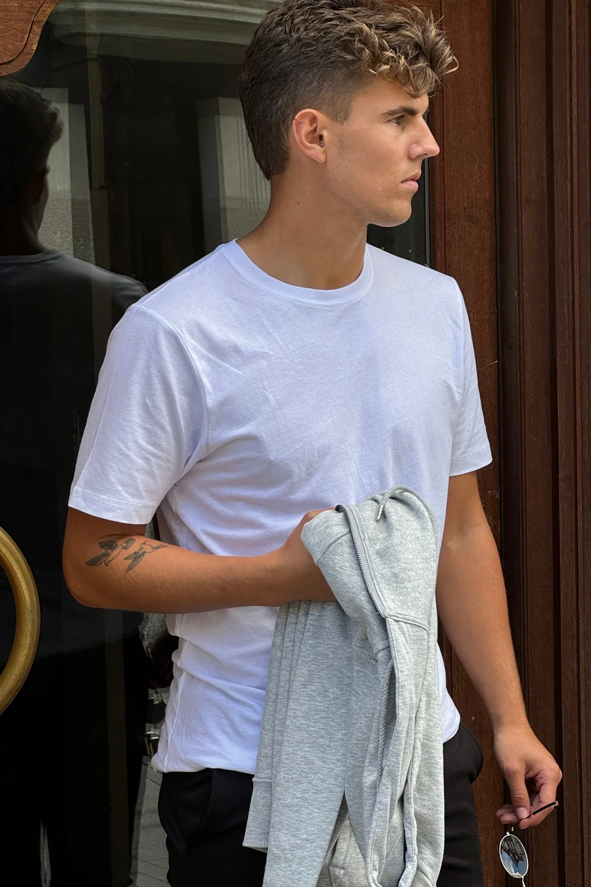 Basic T -Shirt - Weiß (FS) - Image 6