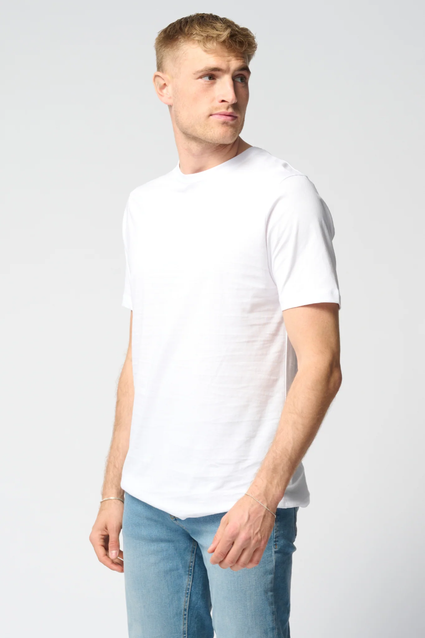 Basic T -Shirt - Weiß (FS) - Image 8