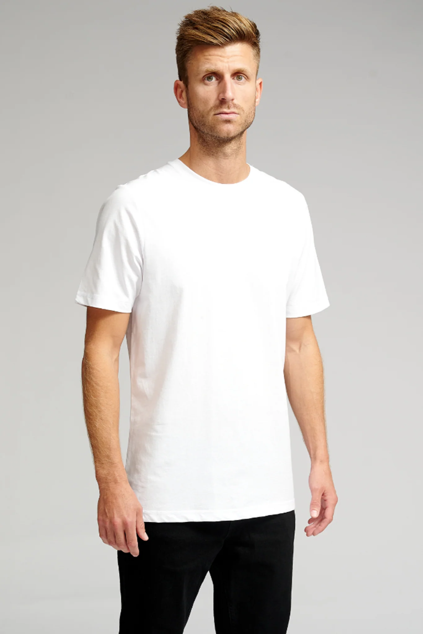 Basic T -Shirt - Weiß (FS) - Image 9