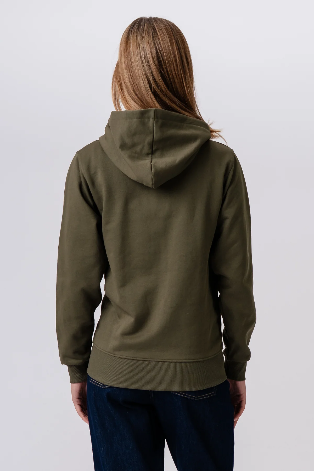 Basic Zip Hoodie - Armee - Image 3
