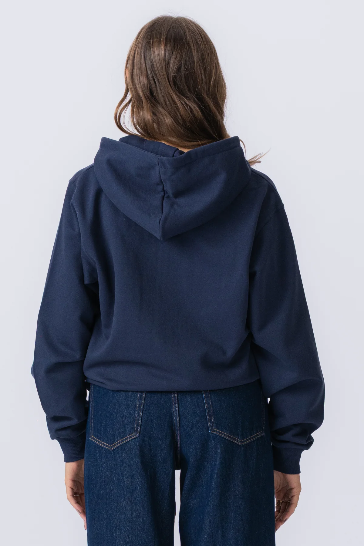 Basic Zip Hoodie - Marine - Image 3