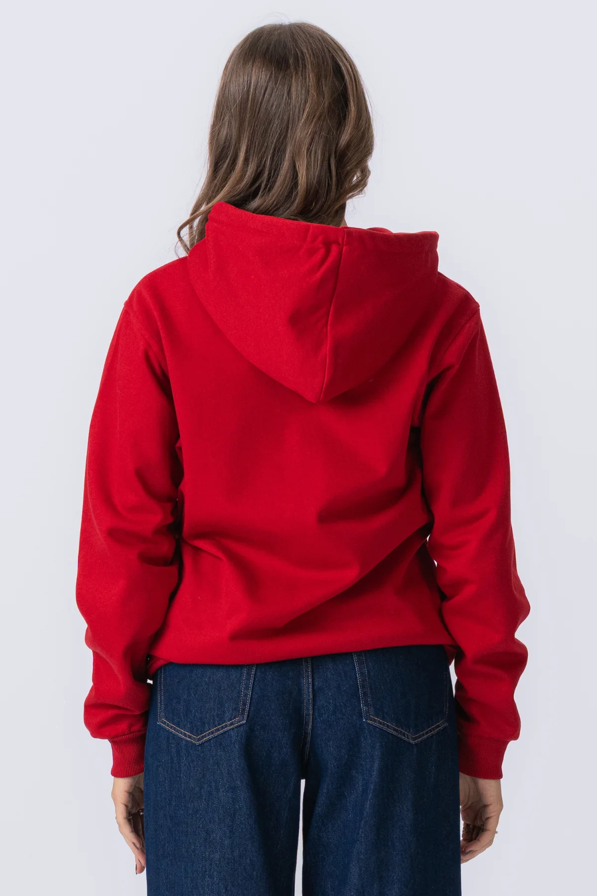 Basic Zip Hoodie - Rot - Image 3