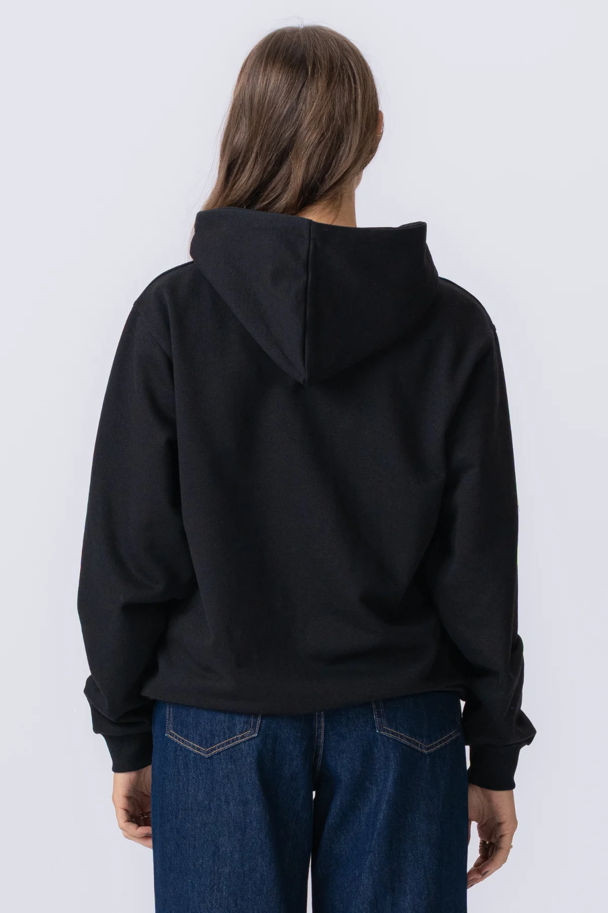 Basic Zip Hoodie - Schwarz - Image 3