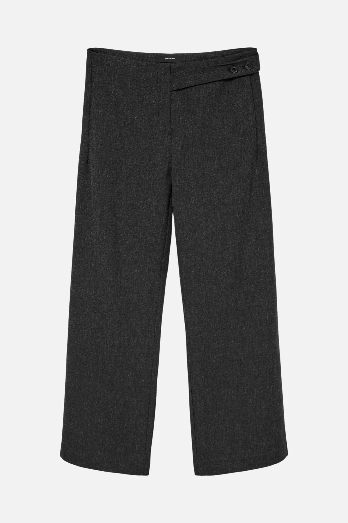 Bestie Wide Gurt Pant - dunkelgraue Melange - Image 2