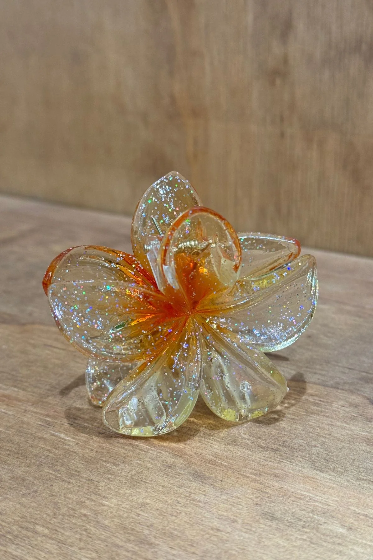 Blumenhaarclip - Weiß - Image 2