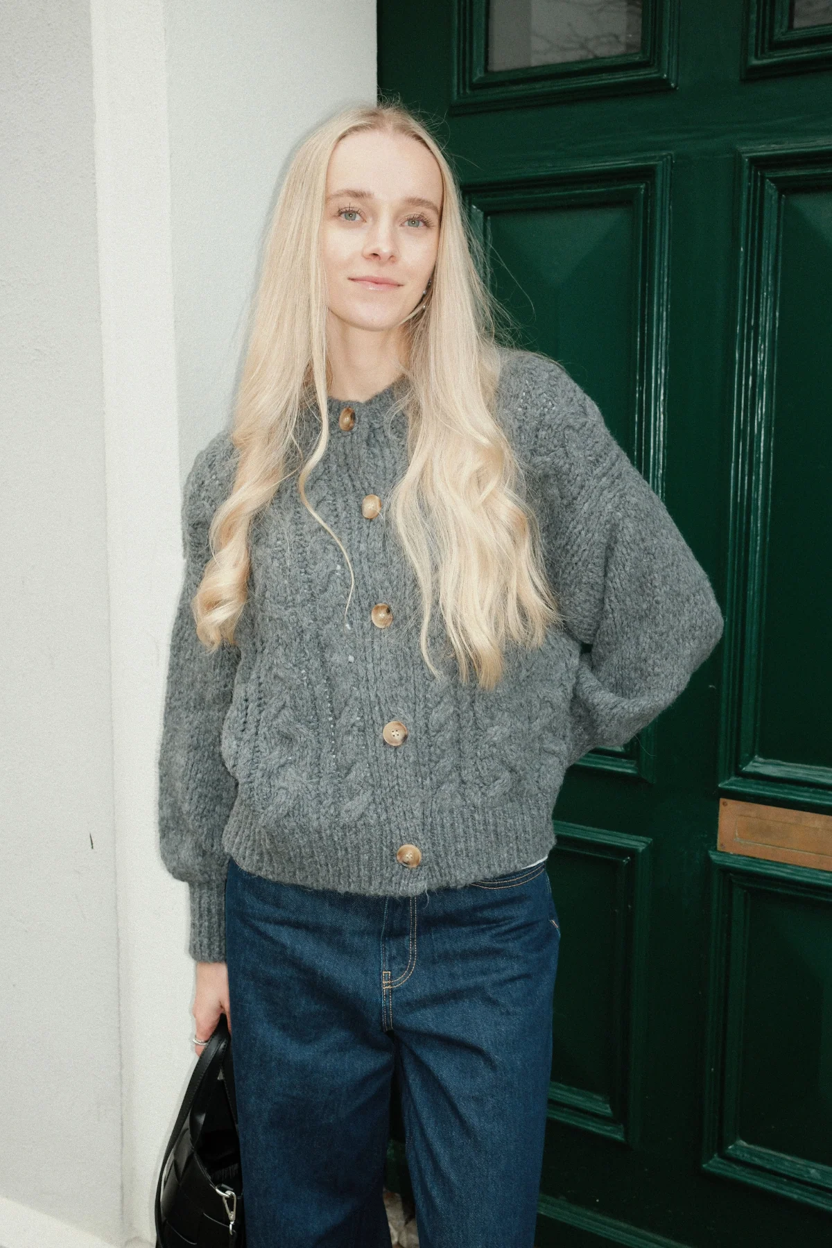 Botton Strick - grau - Image 4
